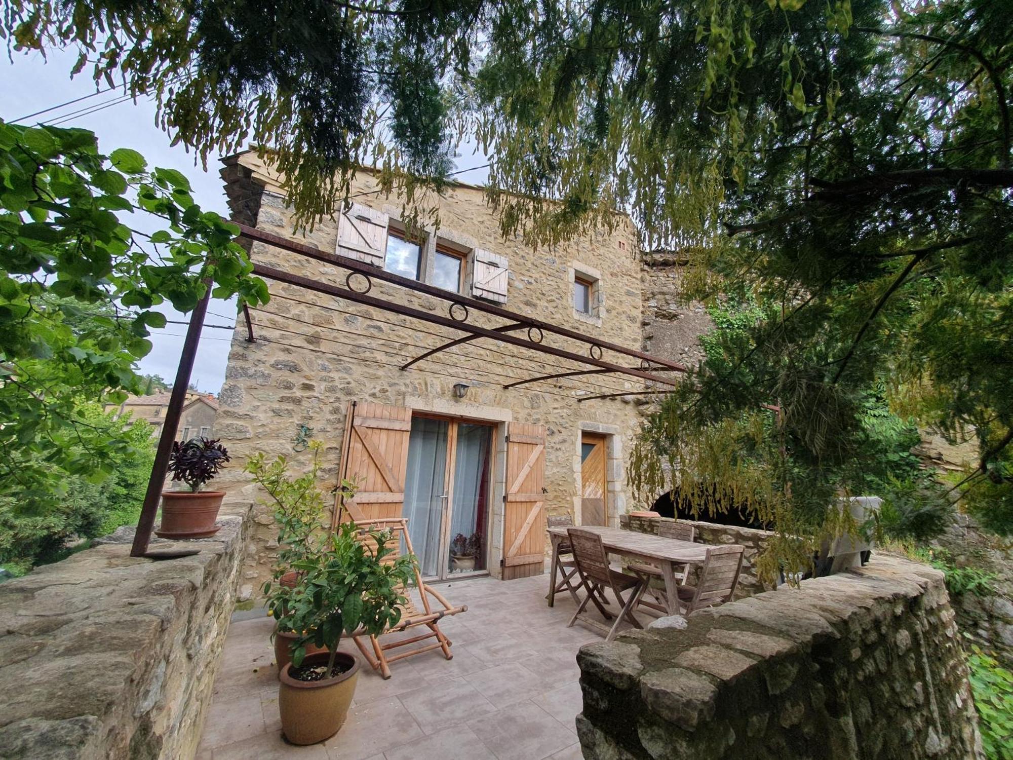 Villa Gite Les Tilleuls Saint-Montan Exterior foto